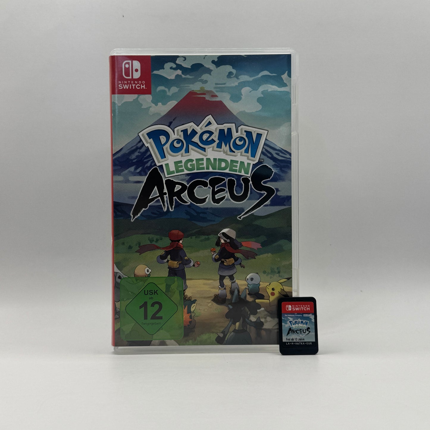 Pokémon Legenden: Arceus für Nintendo Switch; Action-Rollenspiel in offener Welt mit Erkundung, Echtzeit-Fangen und strategischen Kämpfen in der Hisui-Region.
