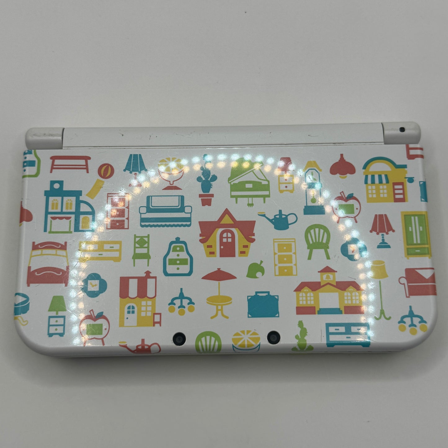 Nintendo Konsole | N3DSXL Animal Crossing Edition (1 x IPS-Display) - Zustand: OK