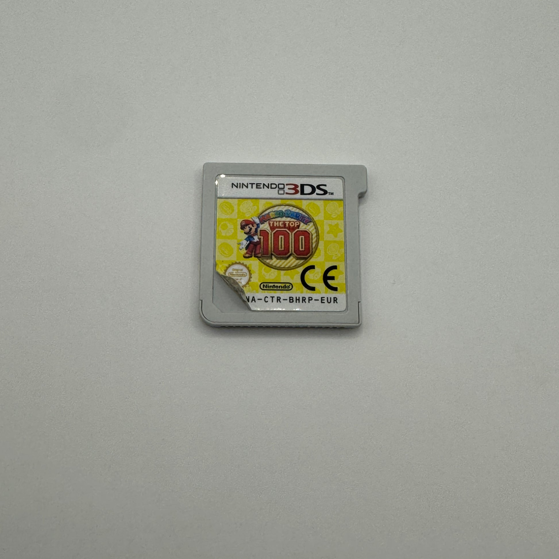 Modul des Nintendo 3DS-Spiels Mario Party: The Top 100 ohne Originalhülle, ein Partyspiel, das die 100 besten Minispiele aus früheren Mario-Party-Titeln enthält.
