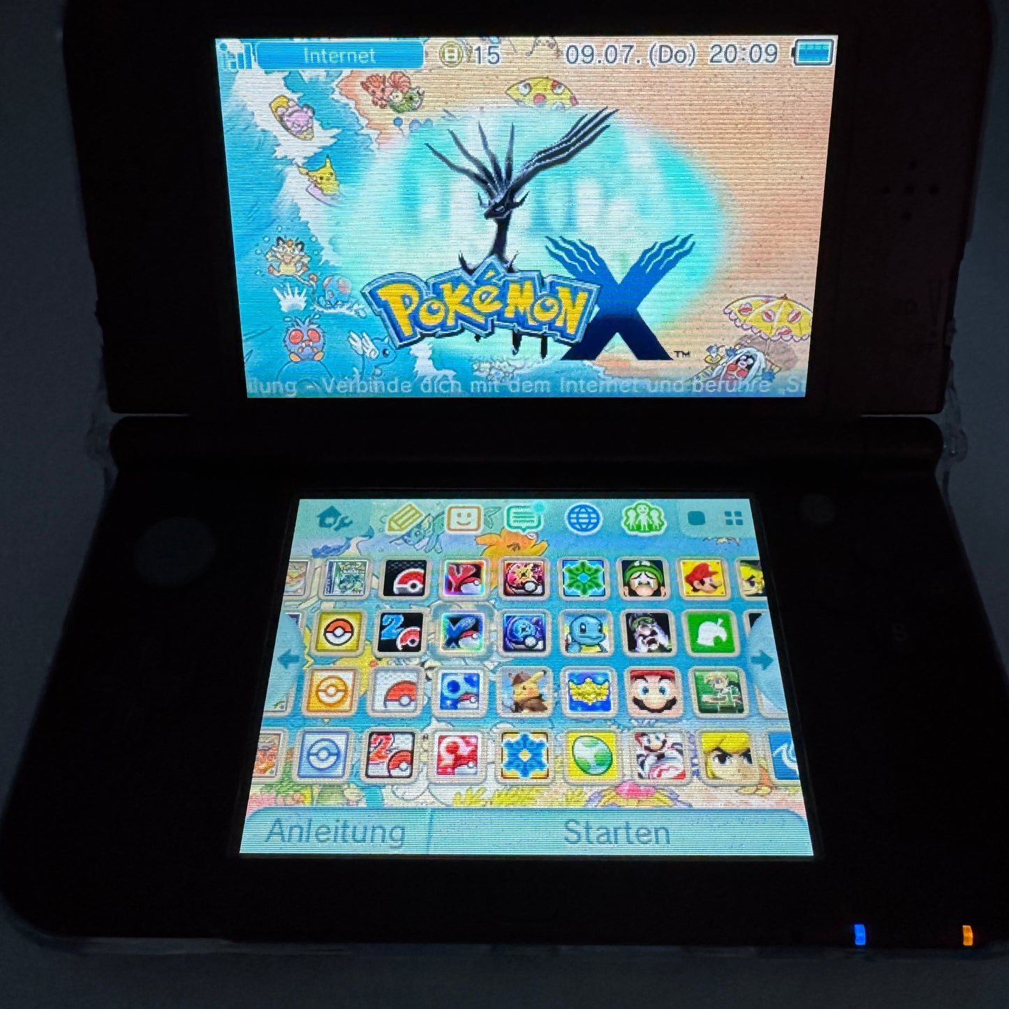 Nintendo Konsole | New Nintendo 3DS XL – IPS-Display oben & unten inkl. USB-Ladekabel GEMODDET- SEHR GUT