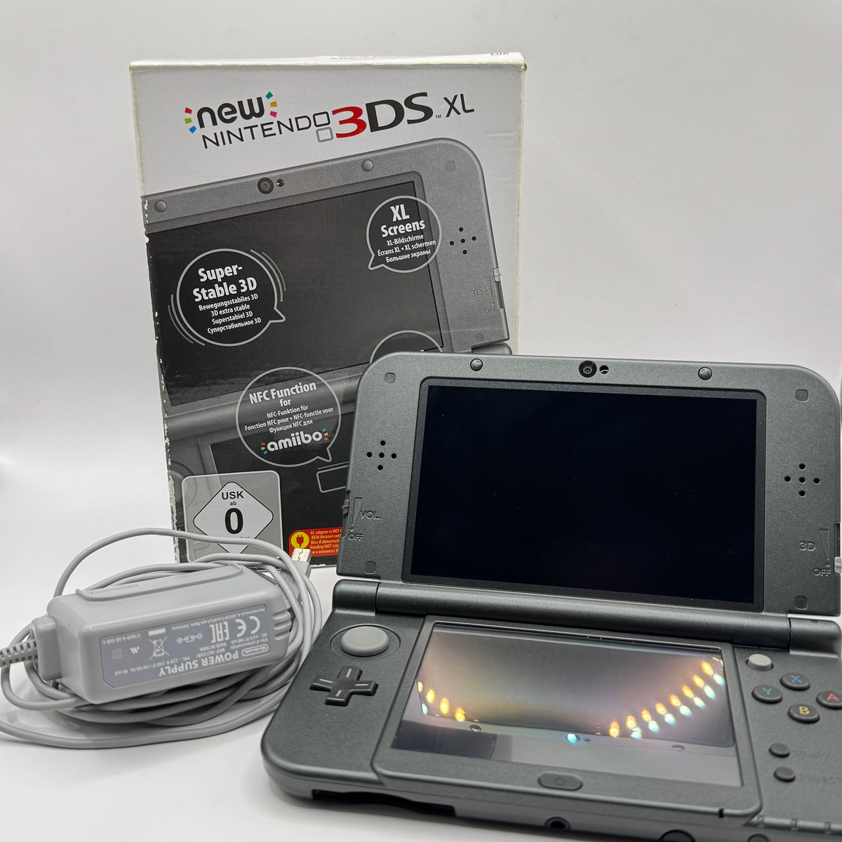 Nintendo Konsole | N3DSXL (IPS oben) mit OVP, Ladekabel, Clearcase & Tasche - WIE NEU