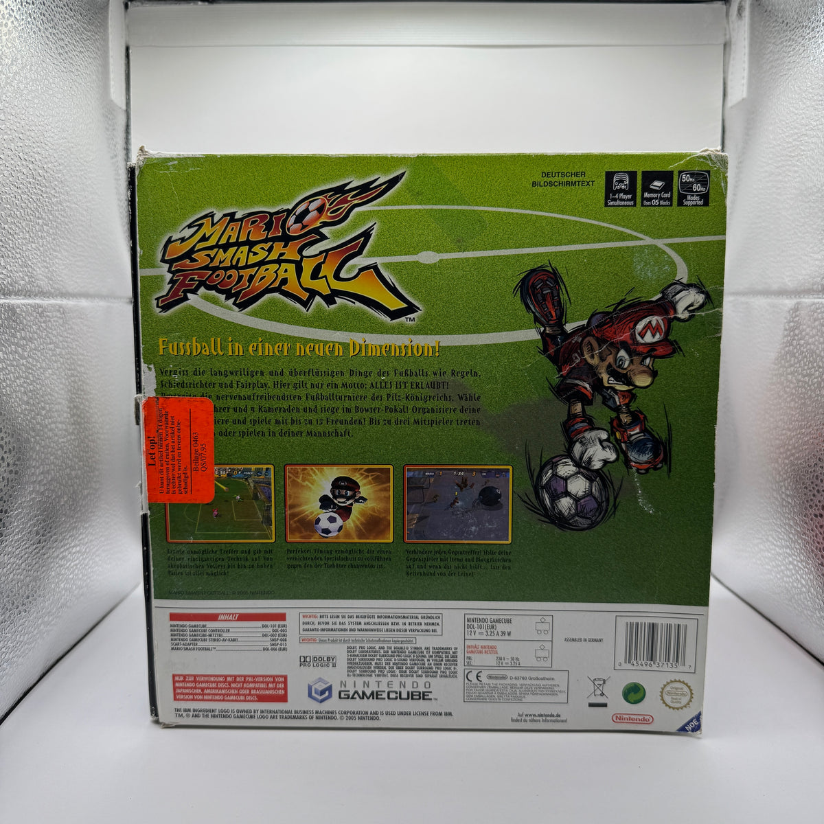 Nintendo Konsole | GameCube Mario Smash Football Pak inkl. Original-Zubehör & Spiel mit OVP