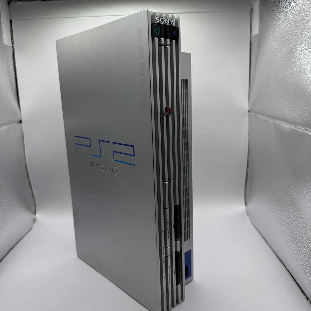 Sony Konsole | PS2 Satin Silver Edition inkl. Original-Zubehör & OVP