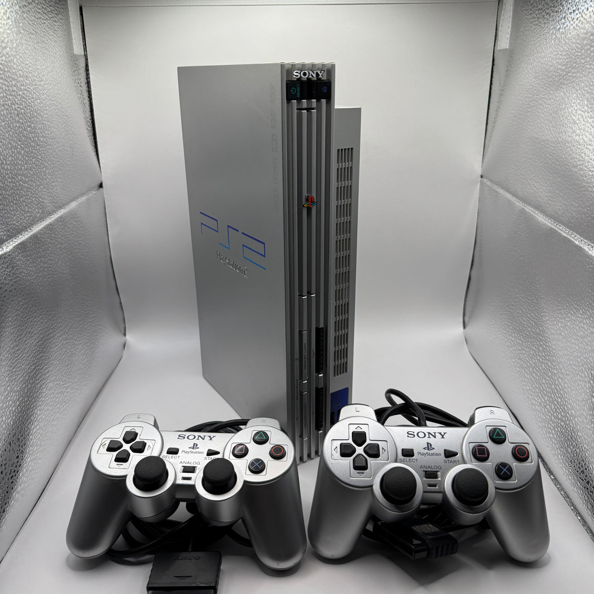 Sony Konsole | PS2 Satin Silver Edition inkl. Original-Zubehör & OVP
