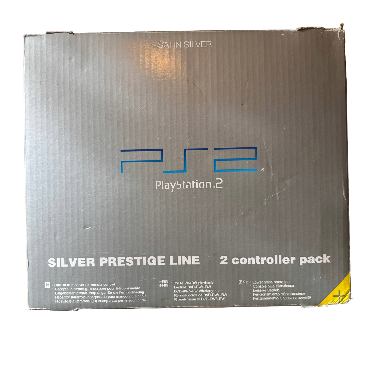 Sony Konsole | PS2 Satin Silver Edition inkl. Original-Zubehör & OVP