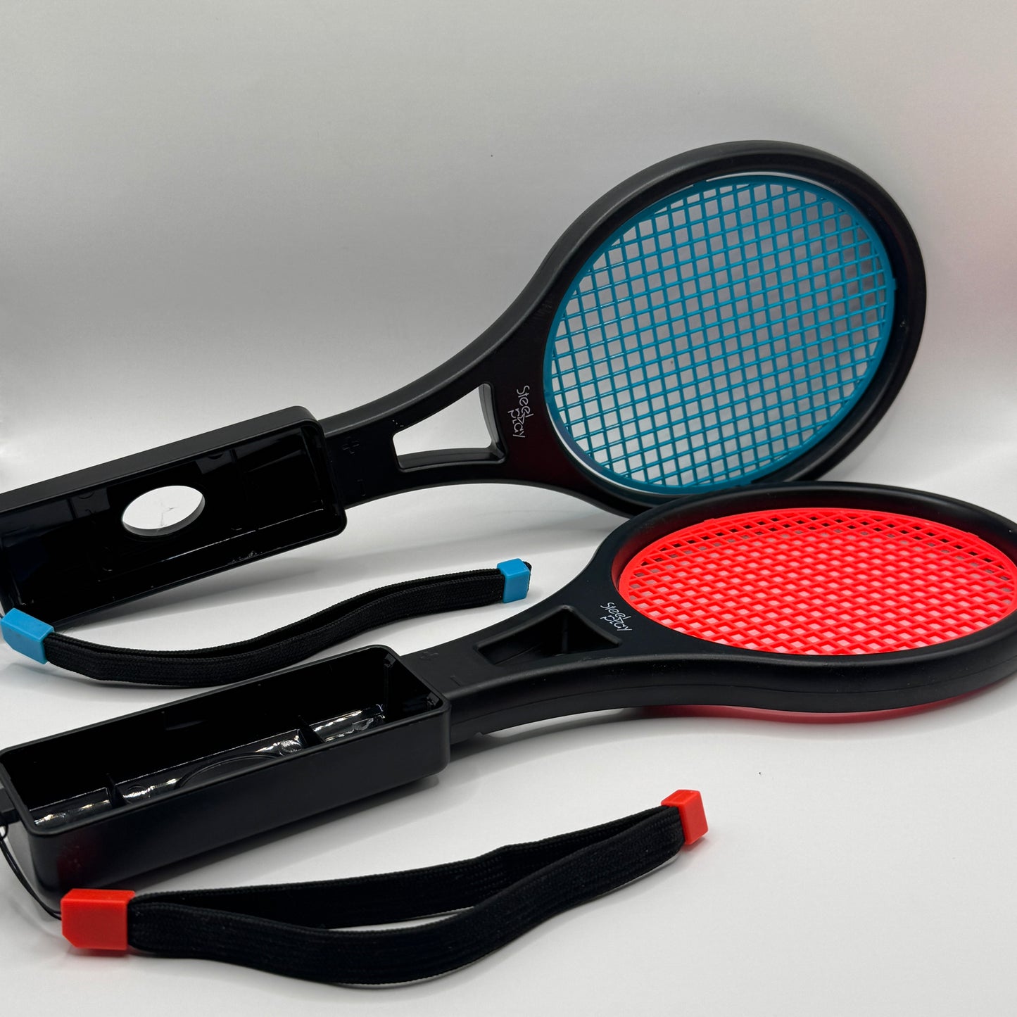 Zubehör-Tennisschläger für Nintendo Switch, Halterung für Joy-Con-Controller zur realistischen Steuerung bei Sport- und Tennisspielen.
