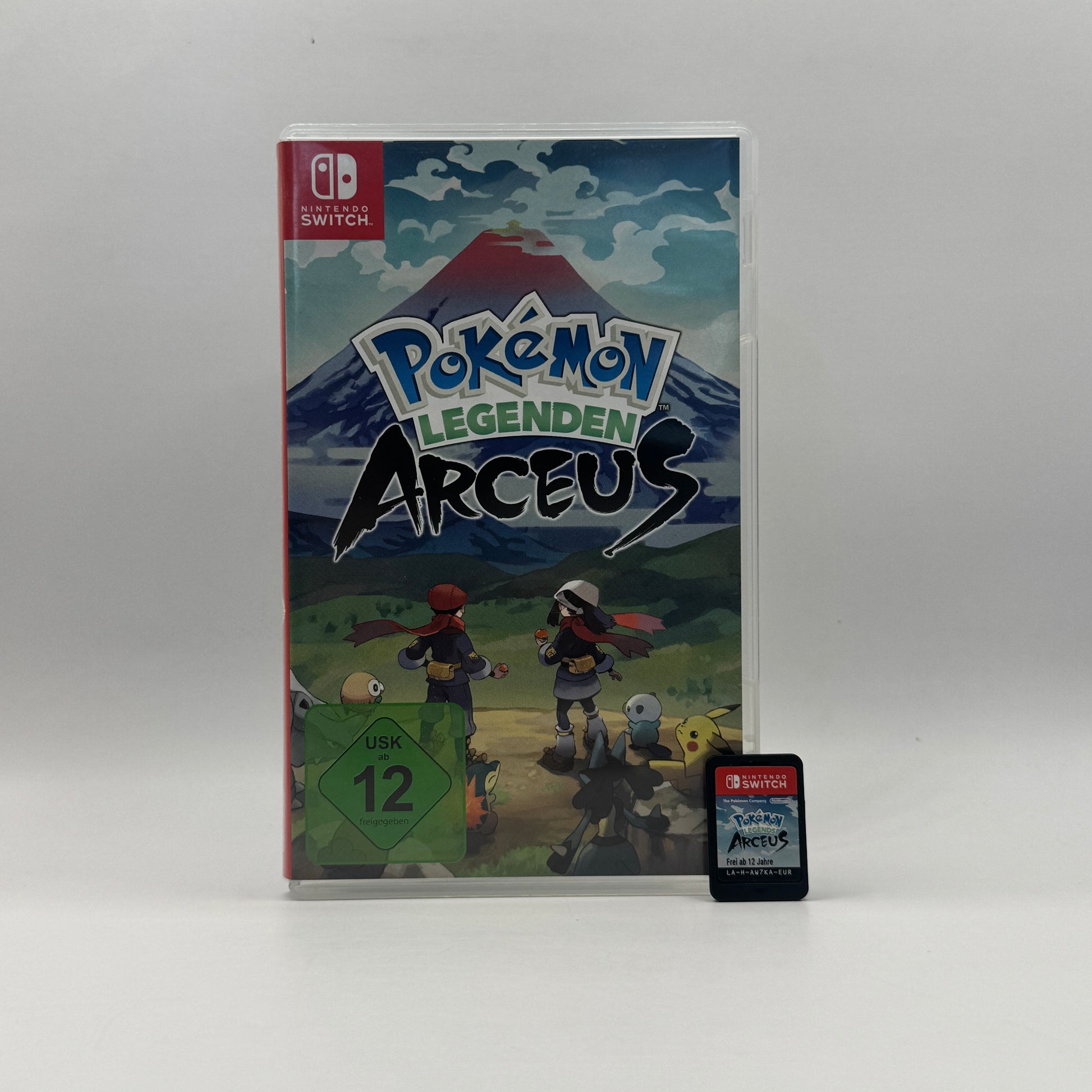 Pokémon Legenden: Arceus für Nintendo Switch; Action-Rollenspiel in offener Welt mit Erkundung, Echtzeit-Fangen und strategischen Kämpfen in der Hisui-Region.