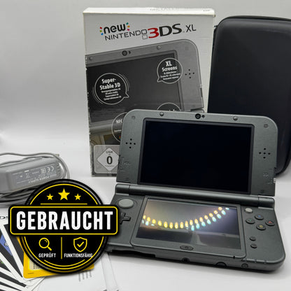 Nintendo Konsole | N3DSXL (IPS oben) mit OVP, Ladekabel, Clearcase & Tasche - WIE NEU