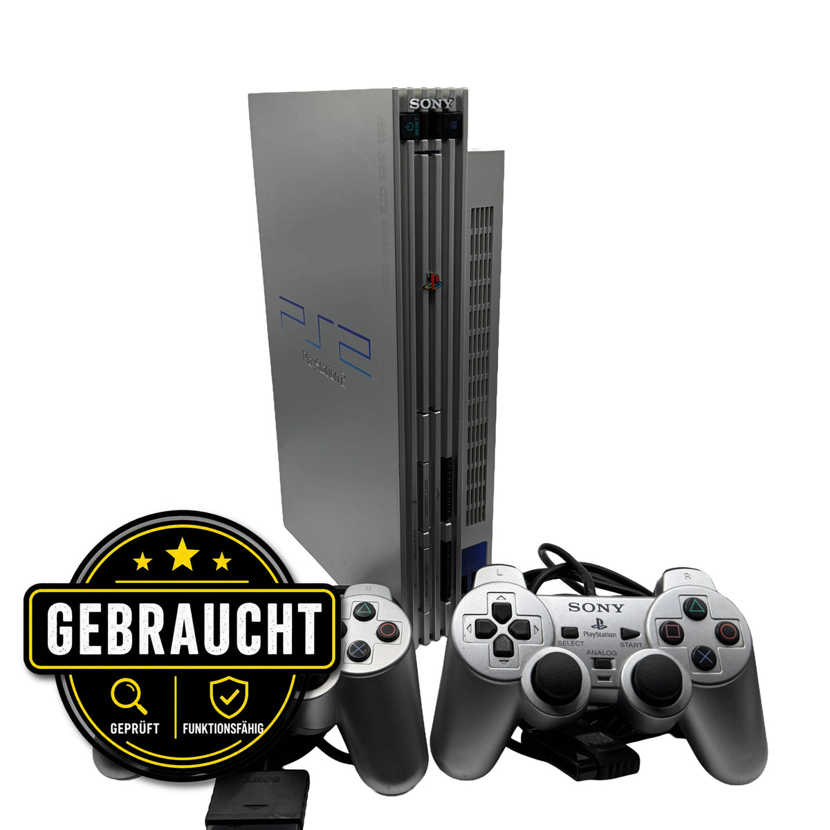 Sony Konsole | PS2 Satin Silver Edition inkl. Original-Zubehör & OVP