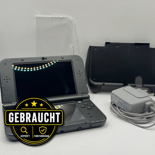 Nintendo Konsole | New Nintendo 3DS XL – IPS-Display oben & unten inkl. Ladekabel GEMODDET- SEHR GUT